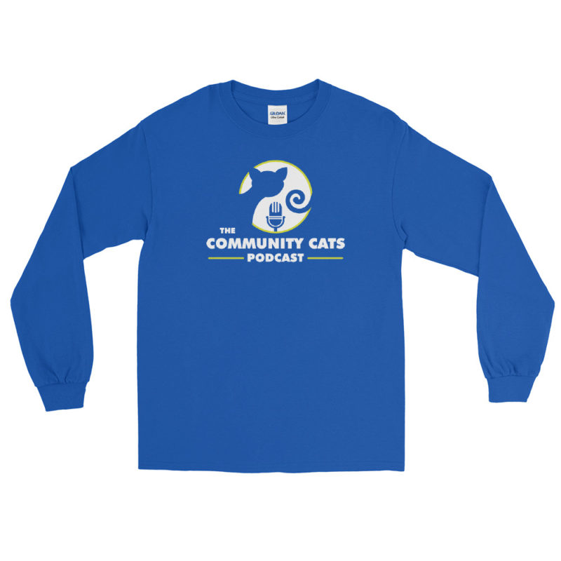 Dark Community Cats Podcast Long Sleeve Shirt - Image 4