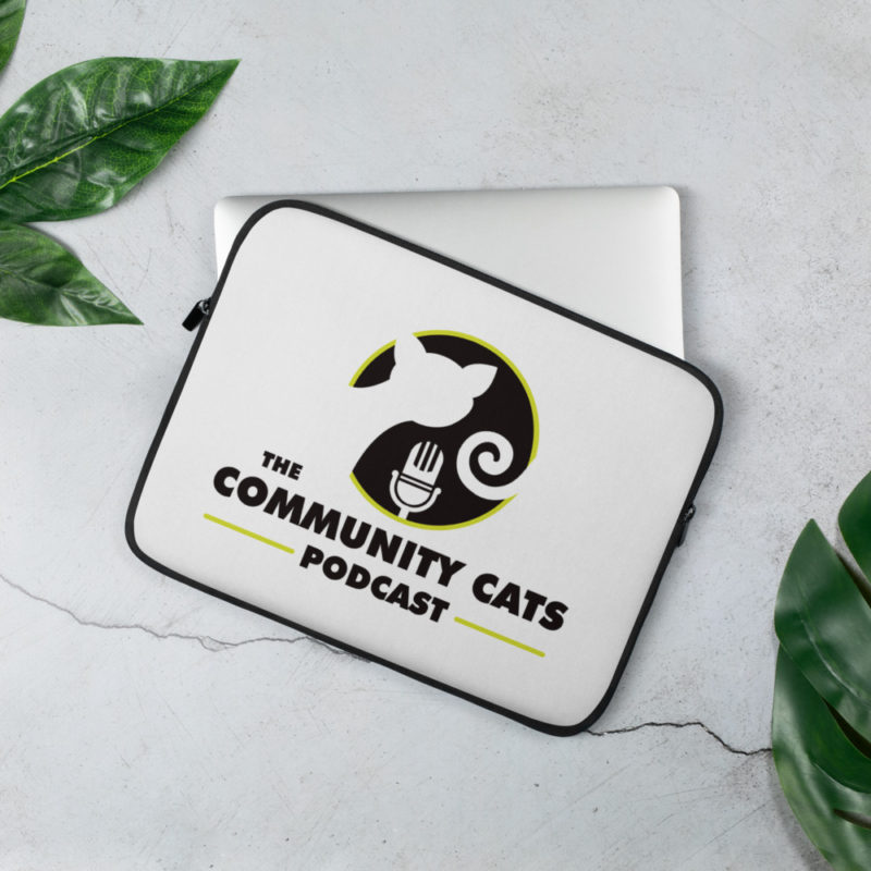 Community Cats Podcast Laptop Sleeve